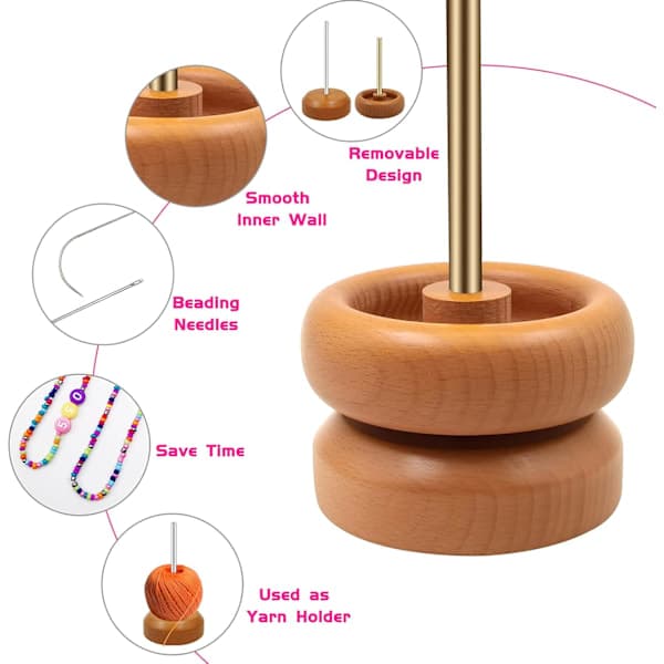 Treperleholder for trådperlearmbåndlaging