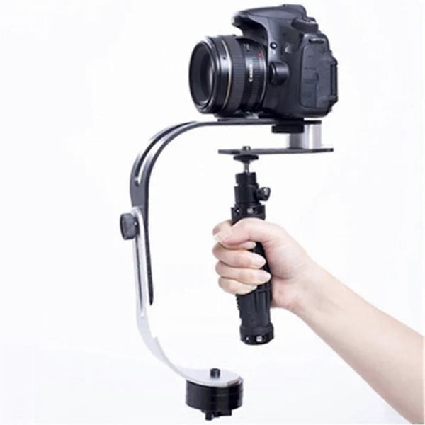 CASA Digital Kamerastabilisator Aluminiumlegering Roterande Justerbara Kameratillbehör SLR Stabilisator för