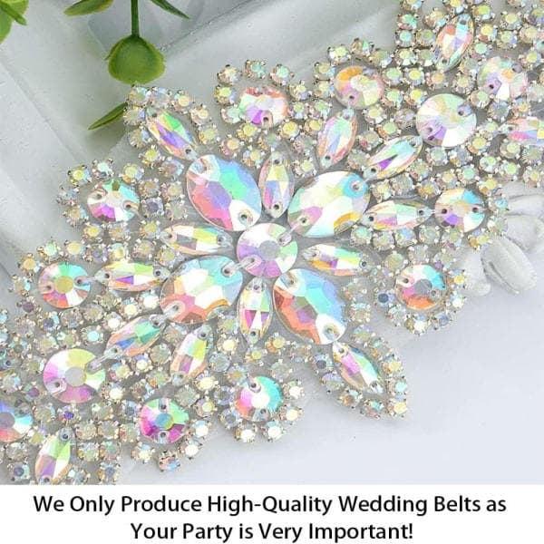 Belte Tilbehør Fargerik Rhinestone Brud