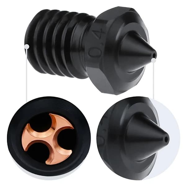1. E33D V6 -suutin 3D-tulostimen suutin 1,2 mm 1,2 mm 1,2 mm [noin]