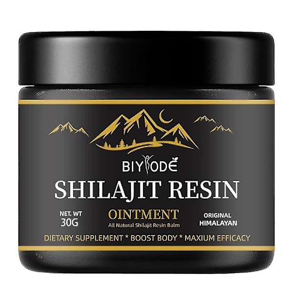 Kroppspleie Shilajit Harpiks Forbedrer Blodsirkulasjon, Senker Kolesterolnivåer 30g