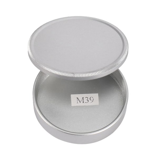 CASA 10x Metallirunko- ja linssin takasuojussarja M39 Ltm Lsm -ruuvikiinnitykselle Mcm39ssilver