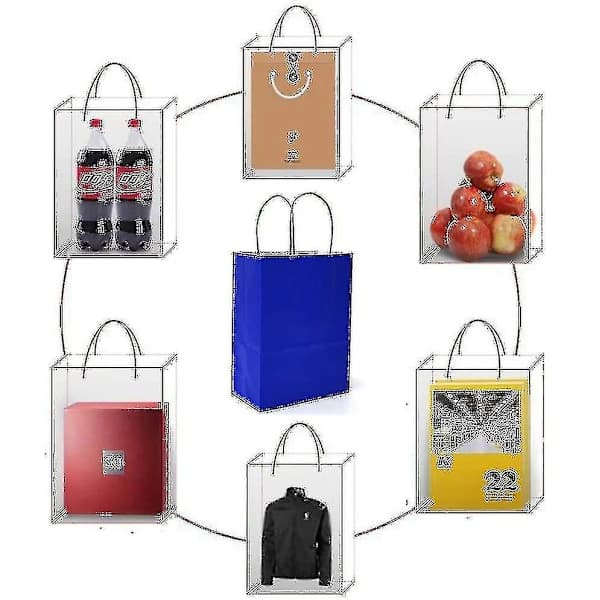 Presentpåsar Mini Kraftpapperspåsar Med Handtag