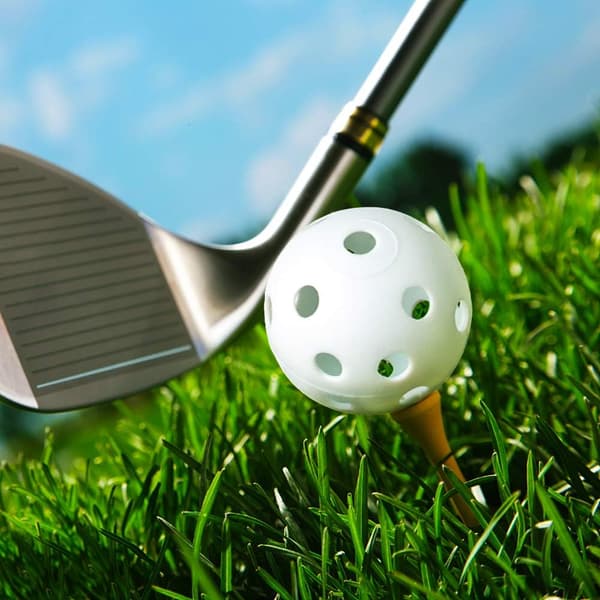Golf Øvelsesbold 42mm Luftstrøm, Plastbolde til Bane