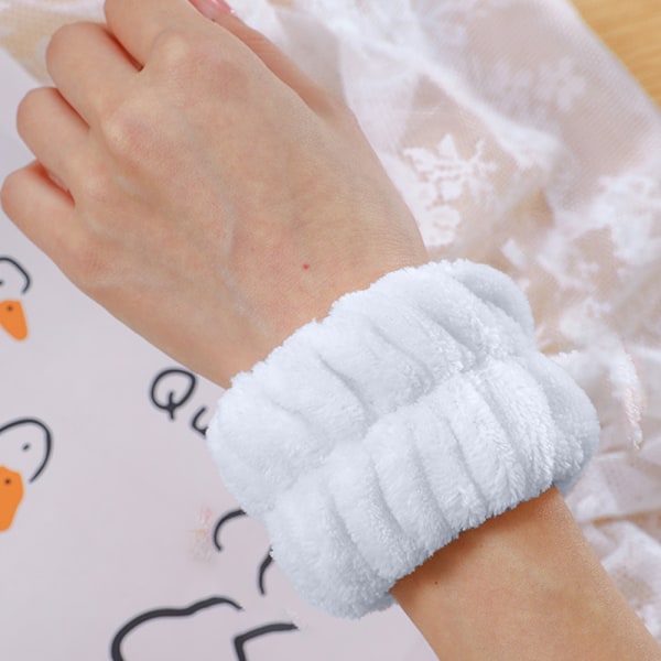 Håndledsband Scrunchies til at vaske ansigt absorberende håndled