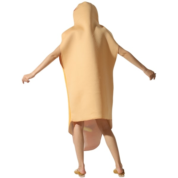 Vuxen Jätte Hotdog Rolig Maskeraddräkt - One Size