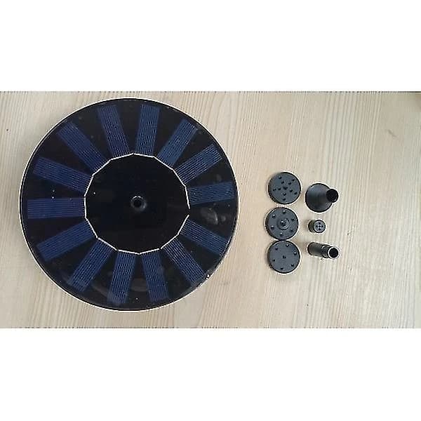 [CA] Solcellsdriven vattenfontän 16 cm Svart
