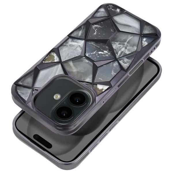 Deksel til iPhone 16 Slitesterk Twinki Collection Svart