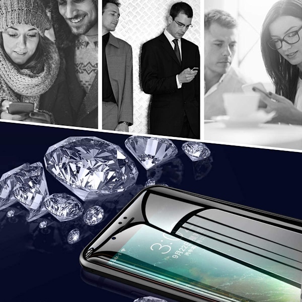 Personvern magnetveske til iPhone 12 pro max | sølv silver