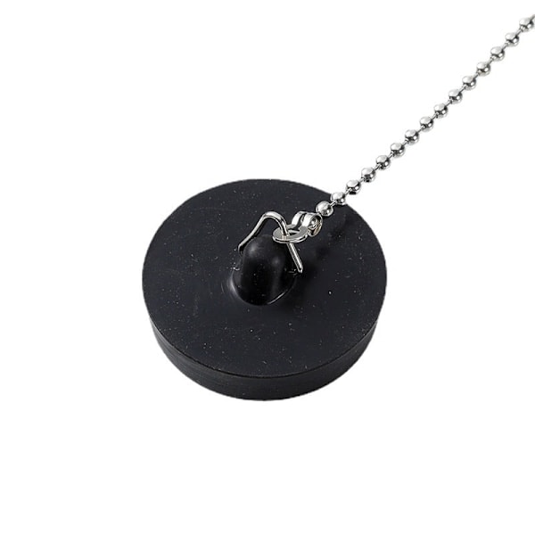 Universal Bath Plug [2 Pieces], Sink Plug with 40 cm Ball Chain