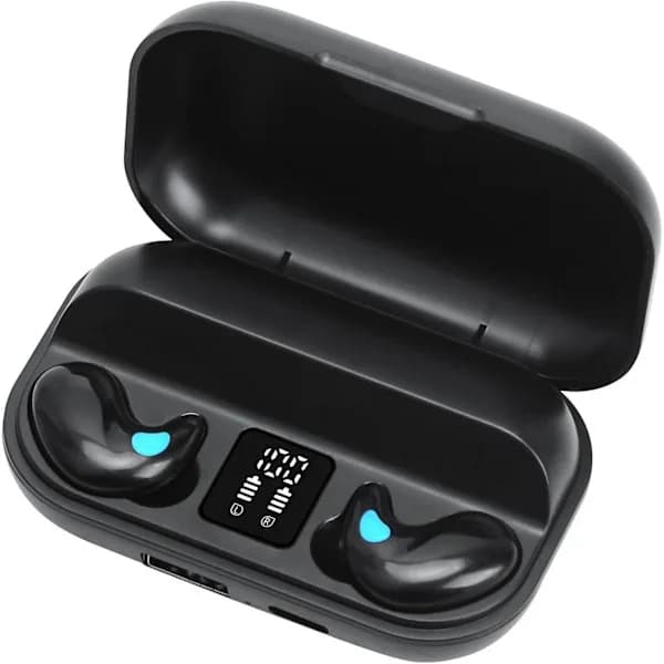 [CA] Mini Usynlige Mindste Høretelefoner Bluetooth i Øret Trådløse til Søvn, Trådløse Søvnhøretelefoner, Støjreducerende Høretelefoner