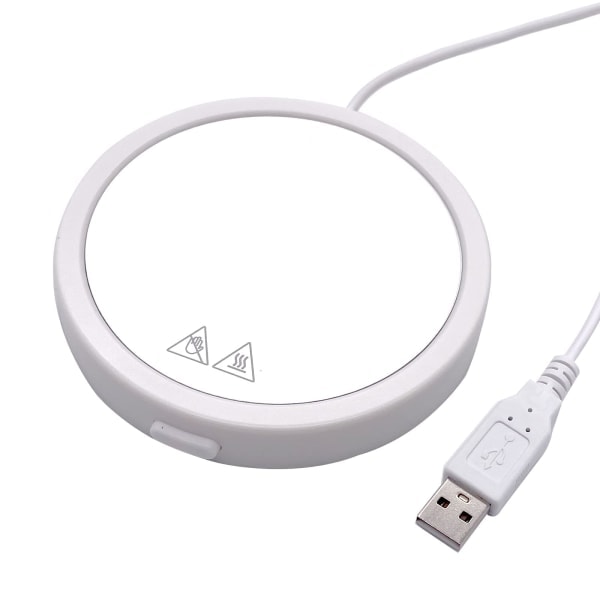 Kaffemuggsvärmare för Skrivbord, USB Kaffekoppsvärmare Kaffe Te Mjölk Dryck, Värmarplatta för Att Hålla Varmt svart