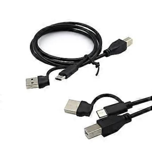USB-C Han til USB Han Kabel til Tilslutning af Pianomikrofon
