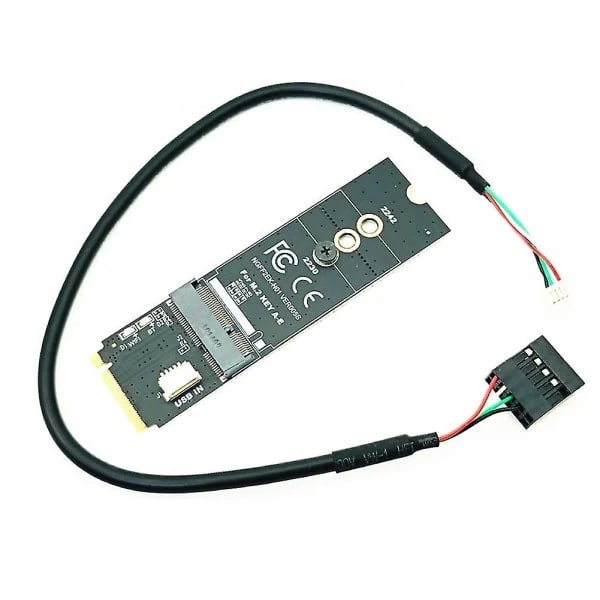 M.2 Key-M til Key Ae/E Adapterkort til M.2 NGFF Pcie Protokol Trådløst Netværkskort Modul-M.784