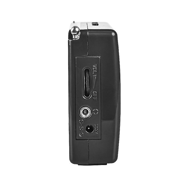 AM/FM/SW Portable Radio - Drivs för inomhus-, utomhus- och nödanvändning - Radio med högtalare och hörlurar
