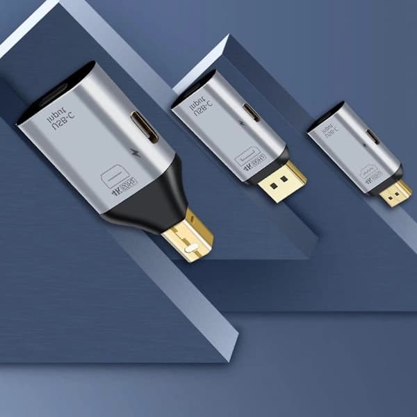 USB C-adapter Typ-c hun til -kompatibel Dp Minidp hannadapter HD-video 4k@60hz (mini Dp kompati