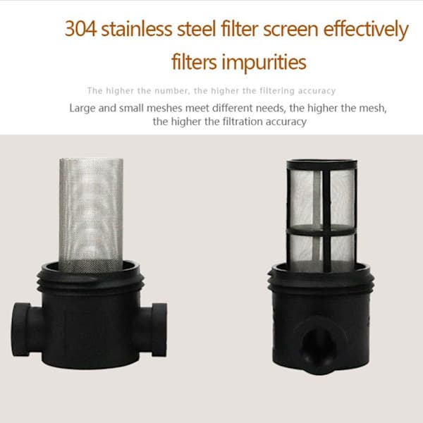 Hagevanningsfilter 1/2'' 3/4'' 1'' innvendig gjenge 3/4 TOMMER