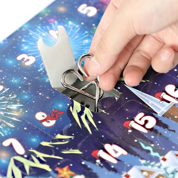 Adventskalendrar 2024 Barn Metallpussel Julnedräkningskalendrar för Kvinnor Män Vuxna