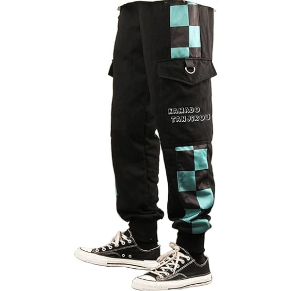 Kamado Tanjirou Mjukisbyxor Tomioka Giyuu Mjukisbyxor Agatsuma Zenitsu Joggers Byxor Casual Sport Byxor XL（ca） XL