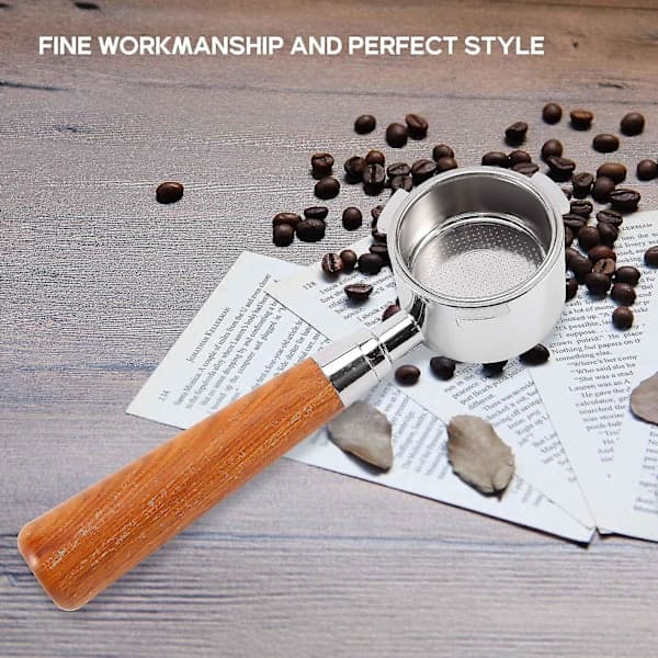 [CA] Bundløst kaffefilter til Delonghi Ec680/ec685 51 mm rustfrit stål erstatningsfilterkurv Co