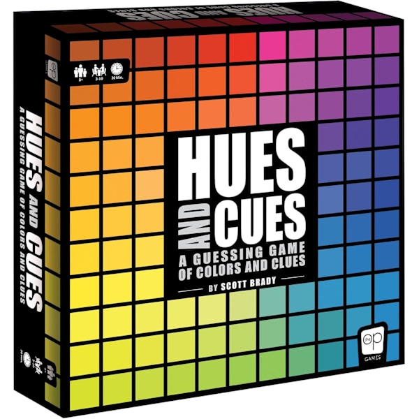 USAopoly | Hues and Cues | Arvauspeli | Noin 30 minuutin peliaika