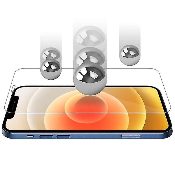 2-pack skärmskydd i härdat glas för iPhone 11 Pro Max, premium härdat glas 9H hårdhet SQBB