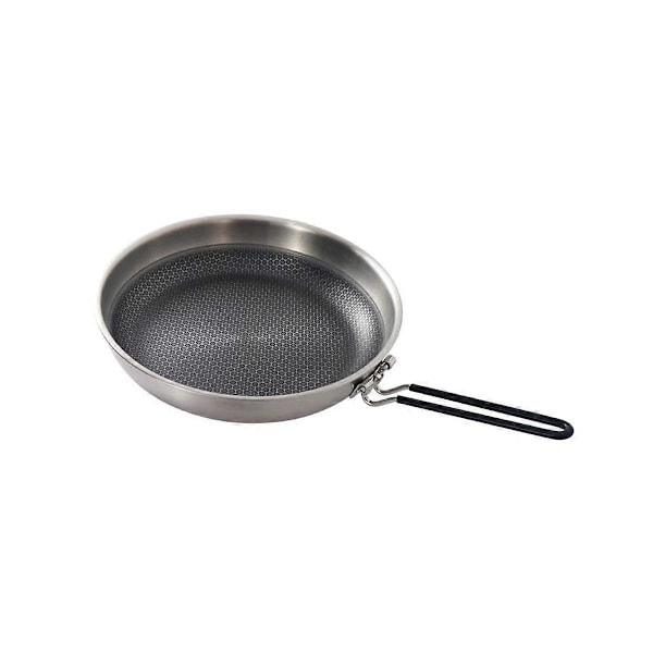 CASA Udendørs Rustfrit Stål Honeycomb Skygge Non-Stick Pande Camping BBQ Stegepande Induktionskomfur Gas