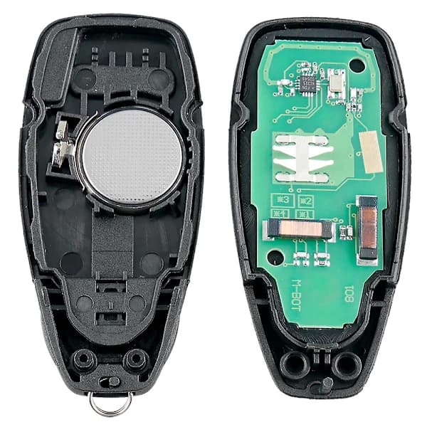 Bil Smartnøgle med 3 knapper Passer til Ford Focus C-Max Mondeo Kuga Fiesta B-Max 433MHZ Sort