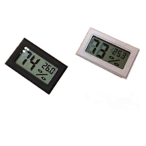 12-pak Digital Hygrometer Termometer - Mini Indendørs Fugtigheds-/Temperaturmåler