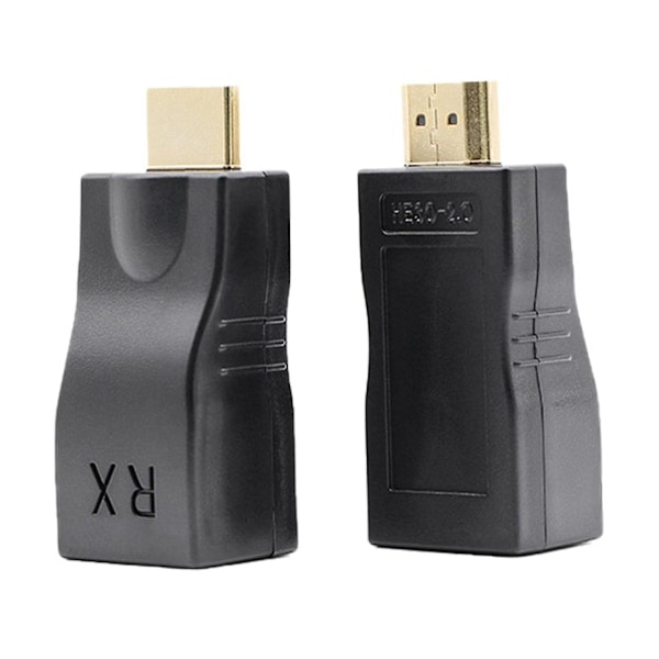 HDMI-forlænger HDMI til RJ45 over Cat 5e/6 Netværk Lan Ethernet Adapter 4k 1080p New-Xin