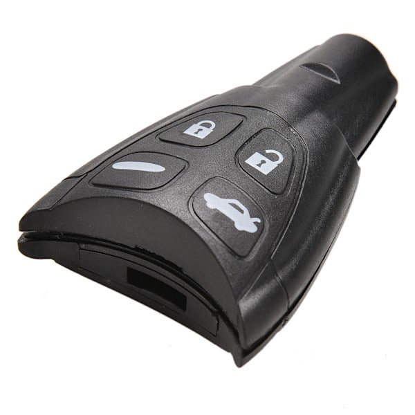 4-knapps Fjernkontroll Nøkkelhus Case Fob og Blad for SAAB 93 95