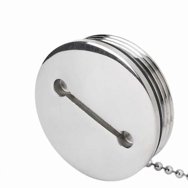2 tommer bådbrændstoftankdæksel 316 rustfrit stål poleret dæksfyldningsdæksel med nøgle marine hardware til Ya