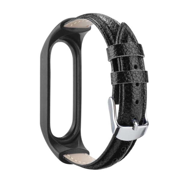 Rem for Xiaomi Mi Band 7 6 5 4 3 for Mi Band 5 Armbånd Lær Håndledd Mi Band 6 Rem Armbånd Pulseira Smart Tilbehør hvit Mi Band 3 4 5 6 7_ca