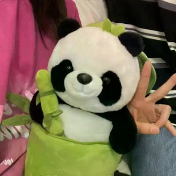 CASA Pute Panda Pute Plysjdukke Høykvalitets Stoff Plysjleketøy Lett å Røyte Hår Myk Dukke Pute Nydelig Form Style B