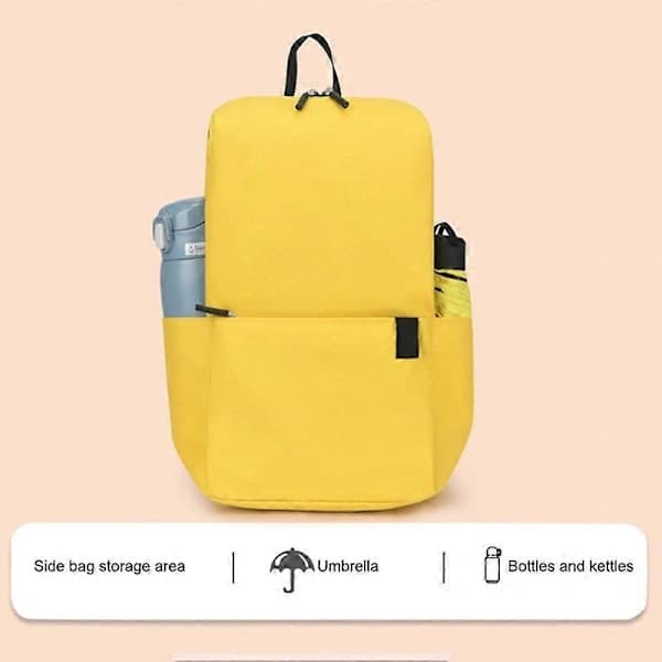 Stor Studentryggsäck - 30L Canvas Axelväska för Laptop