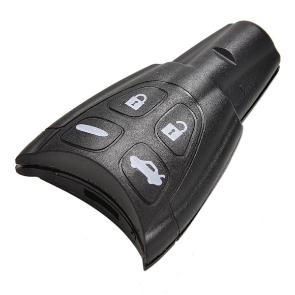 4-knapps Fjernkontroll Nøkkelhus Case Fob og Blad for SAAB 93 95