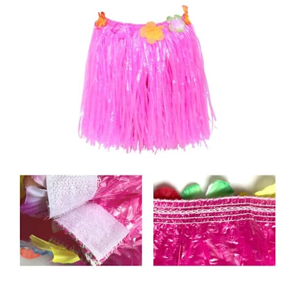 5-pack Hawaii Maskerad Gräskjol LILA lila