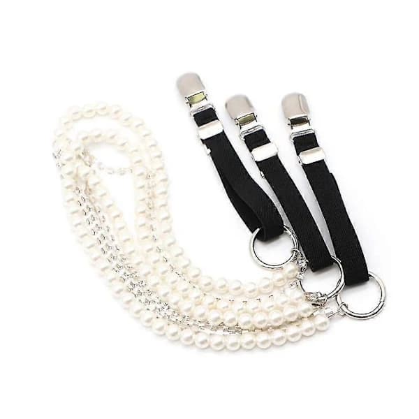 {ca}Punk Style Seler Kvinder Y-form Metalclips Justerbar Perlerem