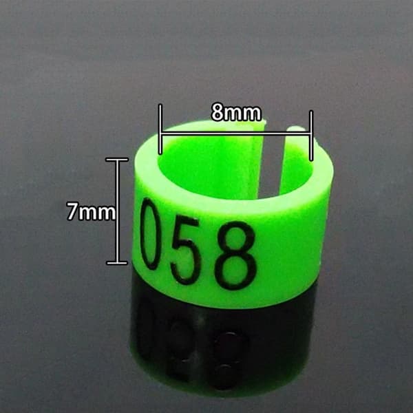Due Ringe Fugle Clip Ringe ROSA Pink