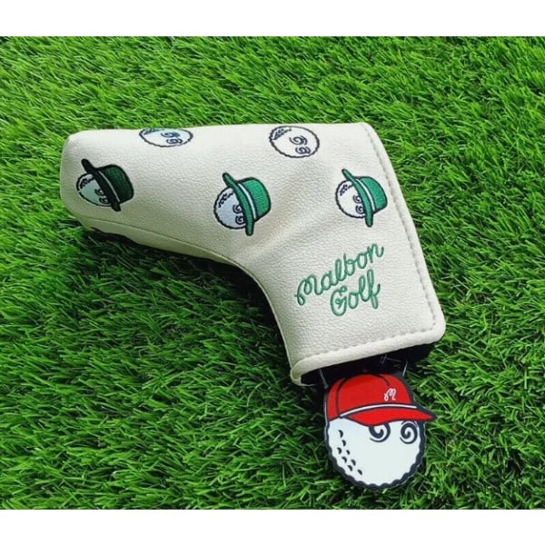 Malbon Golfklubbsöverdrag Driver Fairway Wood Hybrid Ut Putter Mallet Headcover