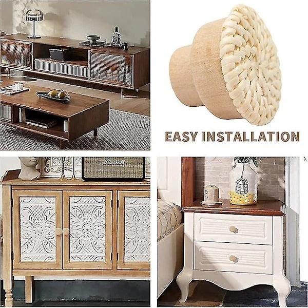 8 stk. Boho ER-knopper ER-knopper til skabe R