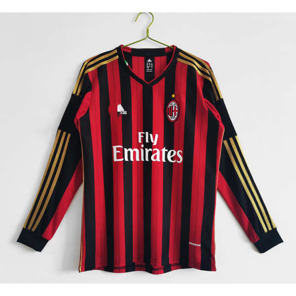 Retro Legend 13-14 AC Milan Hemmatröja Långärmad Gullit NO.10 M_ca Gullit NO.10 M