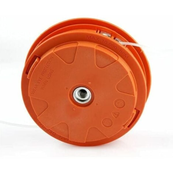Universellt trimmerhuvud i legering M10 x 1,25 - Rak axel - För grästrimmer - Tålig, Superma, orange.ca