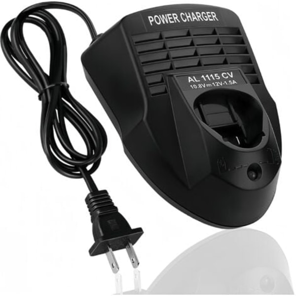 AL1115CV 10.8V 12V 1.5A Lithium-ion batterioplader til Bosch boremaskine/skruetrækker Li-ion, kompatibel med BAT411 BAT412A, med LED-indikator..ca