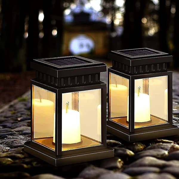 2-pack Sollampa, Trädgårdssollampor Utomhus Hängande, Vattentät LED