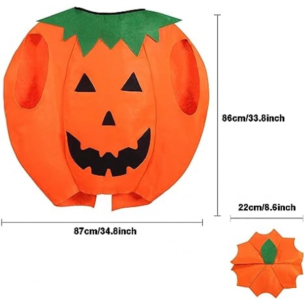 Halloween-kostumer til forældre og børn, græskar-udklædning til børn og voksne_ca