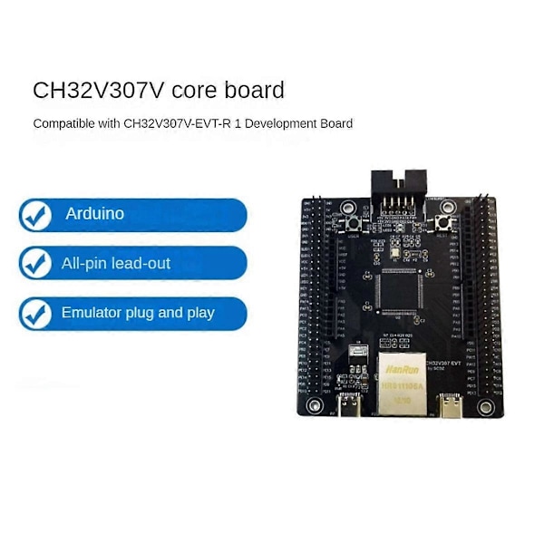CASA CH32V307 Utvärderingskort RISC-V MCU Inbyggd Wch-Link CH32V307VCT6 CH32V307V-EVT-R1 WCH