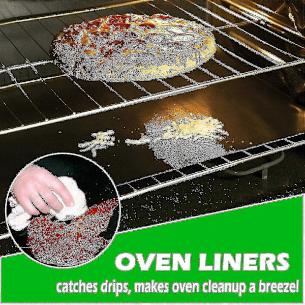 Ugnfolie - Stor Non-stick Kraftig Ugnsskydd