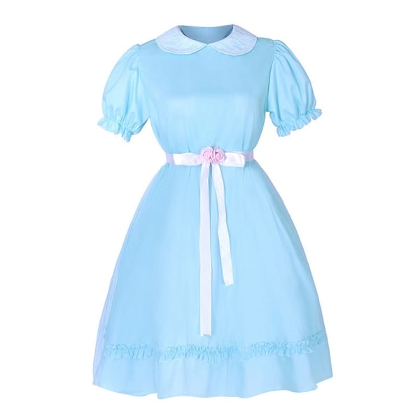 The Shining Tvillingflickor Cosplay Kostym Halloween Cosplay Kostym Tvillingflickor Stil 3 M Twin Girls Style 3 M