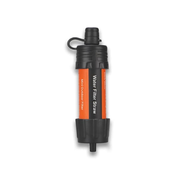 Bärbart Camping Vattenreningsstrå Nödvattenrenare (Orange)
